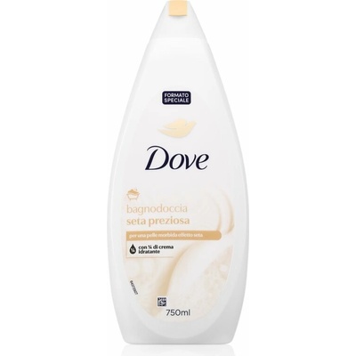 Dove Precious Silk Shower Gel sprchový gél pre jemnú a hladkú pokožku 750 ml