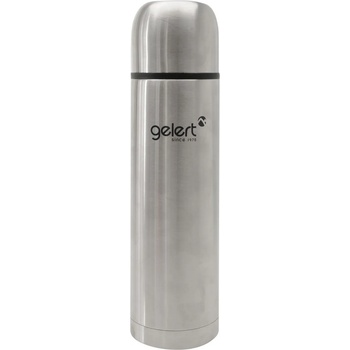 Image 1 of Gelert 1L Insulated Flask - Brushed