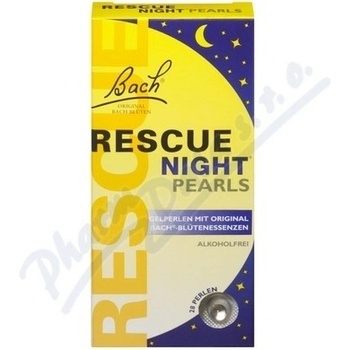 Bach Flower Remedies Rescue Night Pearls gélové perly na spanie 28 ks