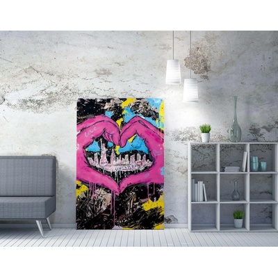 ASIR Obraz na plátně SRDCE 70 x 100 cm