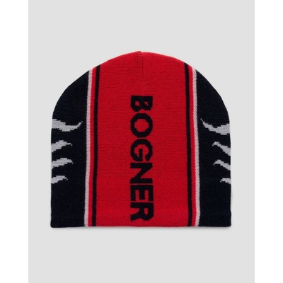Bogner Vlněná Pánská čepice Hanno Červená