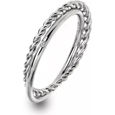 Hot Diamonds Stříbrný prsten Jasmine DR210 o 59 b