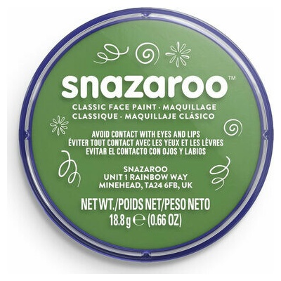Snazaroo Farba na tvár Trávovo zelená 18 ml