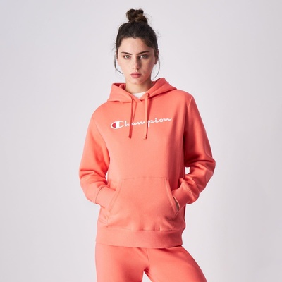 Champion Дамски суичър Big Logo Slim Fit Black XS