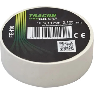 Tracon electric Páska izolačná 18 mm x 10 m biela