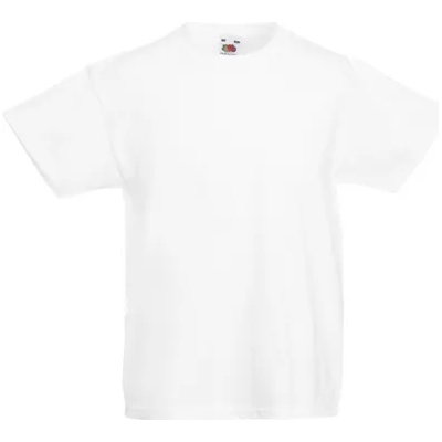 Fruit of the Loom Детска тениска KIDS VALUEWEIGHT, бяла (ID93*wh)