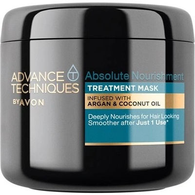 Avon Treatment Mask s arganovým a kokosovým olejem 375 ml