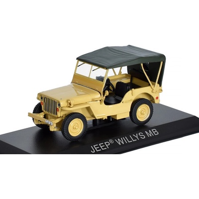 DeAgostini Jeep Willys MBLegendás Autói časopis s modelem 1:43