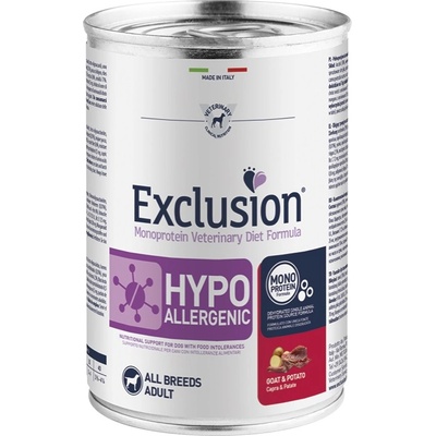 Exclusion Hypoallergenic All Breeds goat & potato 400 g