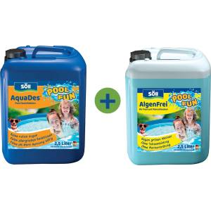 Söll Комплект AquaDes & Algenfrei - 2, 5 L + 2, 5 L (SOE-81506-81456)