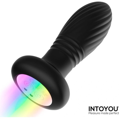 Intoyou Tainy Anální kolík s funkcí vibrace a pulzace ovládaný dálkovým ovládáním