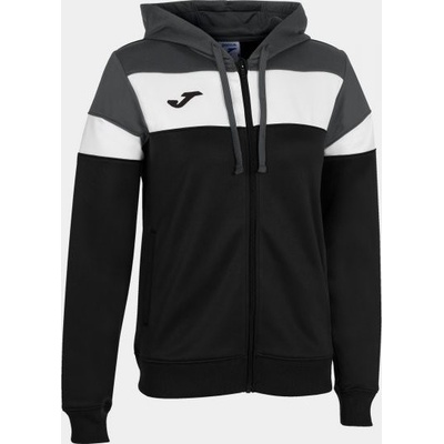 Joma Crew IV Hoodie Jacket Black-Anthracite