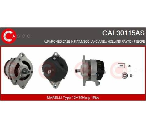 Generátor CASCO CAL30115AS