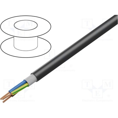 Belden 19509 B59250 Vodič 3x18AWG nestíněný 300V 76m Cu lanko černá