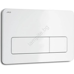 Jika h8936620000001 - Бутон за промиване dual pro, бял (lf0239)