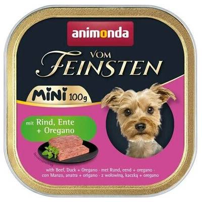 Animonda Vom Feinsten Mini s hovězím masem kachnou a oreganem 100g