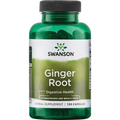 Swanson Ginger Root, 120 капсули, Swanson (SWH025)