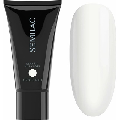 Semilac Elastic Acrylgel akrylátový gel na nehty odstín Coconut 30 g