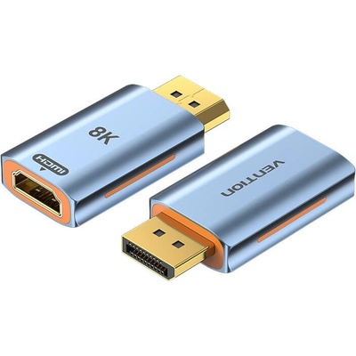 Vention DisplayPort Male to 8K HDMI Female Adapter - адаптер от мъжко DisplayPort към женско HDMI 8K (син) (D66044)