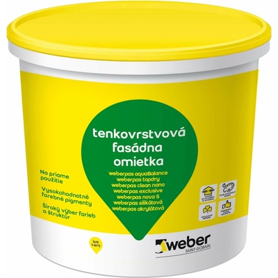 Weber Weberpas fasádna omietka Roztieraná 2 mm 25 kg
