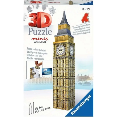 Ravensburger - Puzzle 3D puzzle Mini Big Ben - 40 - 99 piese