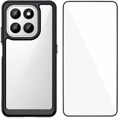 Huawei Удароустойчив Калъф (TPU + Акрил) за Honor X7d / 400 Smart- Airbag технология, вкл. Протектор, 4 Цвята