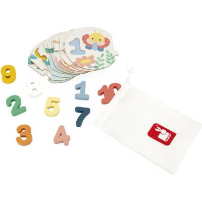 Janod vkladacie puzzle pre deti Čísla Pure