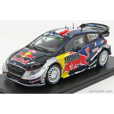 Wrc Edicola Ford england Fiesta Team M-sport N 1 Winner Rally Montecarlo World Champion 2017 S.ogier J.ingrassia Modrá Červená Žlutá 1:24