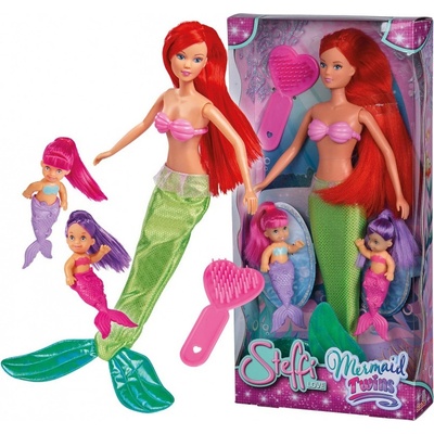 SIMBA Bábika morská panna Steffi s dvojčatami