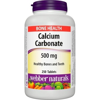 Webber Naturals Калций (карбонат) 500 mg 250 таблетки | Webber Naturals (5072 WN)