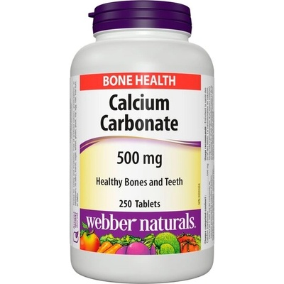 Webber Naturals Калций (карбонат) 500 mg 250 таблетки | Webber Naturals (5072 WN)