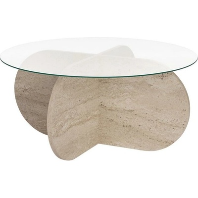 Asir Bubble 75 cm béžová / číra
