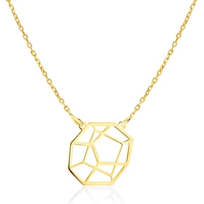 SAVICKI Колие оригами Savicki: позлатено сребро