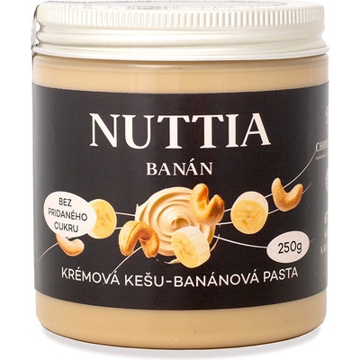 DP chocolate Nuttia Krémová kešu-banánová pasta 250 g