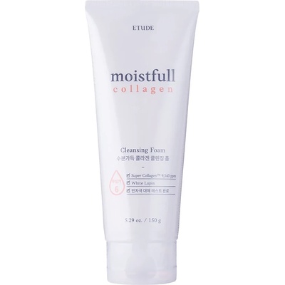 Etude House Moistfull Collagen Cleansing Foam - Почистваща пяна с колаген 150г