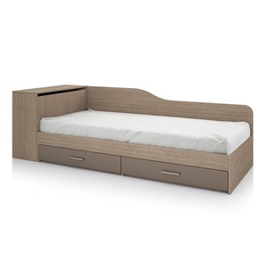 Bogdan Furniture I Легло Mod 2005 с чекмеджета, Мока/Лате