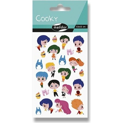 Maildor Samolepky 3D Cooky Manga