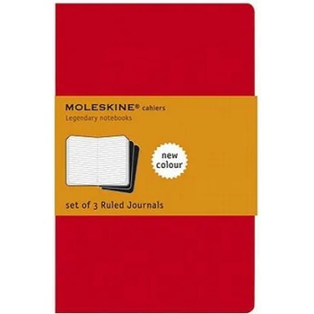 Moleskine Ruled Cahier - Red Cover