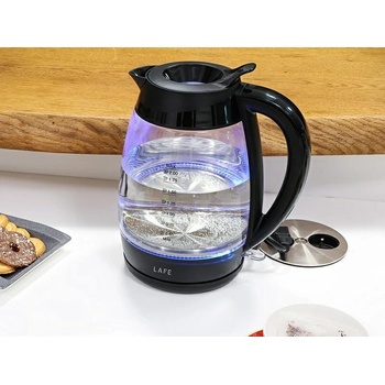 Lafe Essential XL електрическа кана, 2 литра, стъкло (LAFCZA47573)