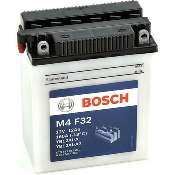 Bosch M4 12V 12Ah right+ YB12AL-A2 0092M4F320