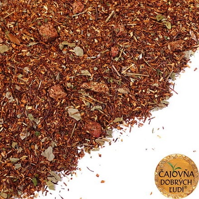 Čajovňa dobrých ľudí Jahodienka voňavý Rooibos z čajovne 50 g
