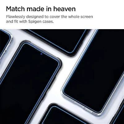 Комплект скрийн протектори от закалено стъкло Spigen Glas. tR EZ Fit за Samsung Galaxy S24, 2бр (KXG0080537)