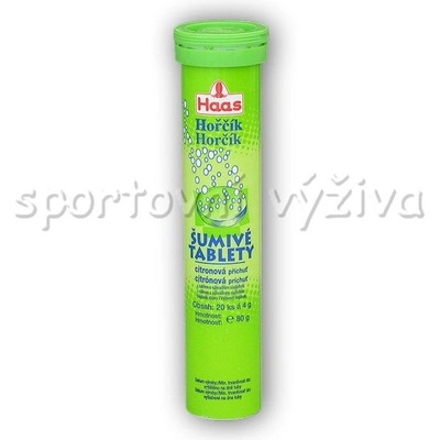 Haas Hořčík+B6 citron 20 šumivých tabliet