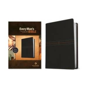 Every Man's Bible NLT (Leatherlike, East-West Grey) | Dean Merrill (ISBN: 9781496466341)