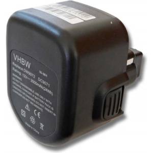 VHBW Батерия за DeWalt DE9071 / DE9074 / DE9075, 12 V, 2.0 Ah (800102926)