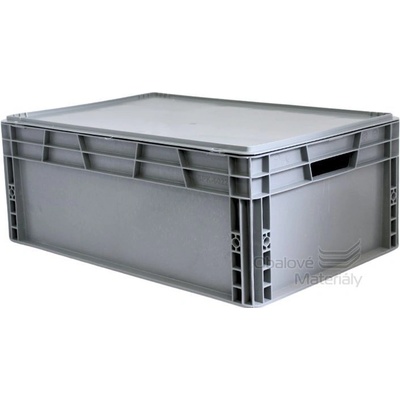 HTI Plastová EURO přepravka 600 x 400 x 235 cm s víkem MC-3875