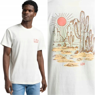 Lee Relaxed Graphic Tee 112364580 Ecru
