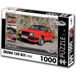 Retro cars - Puzzle Škoda 120 GLS (1984) - 1 000 piese