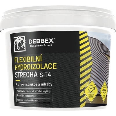 Flexibilní hydroizolace Debbex střecha S-T4 červená 5 kg