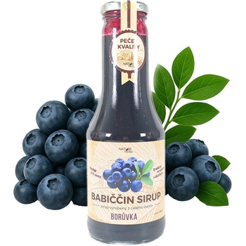 Nature Notea Babiččin sirup Borůvka 0,5 l